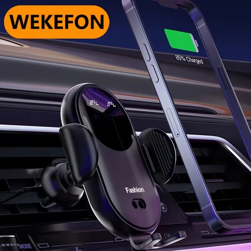 Wireless Charger for with Automatic Infrared Detection, Suitable for Mobile Phones,for Fast Charging And  As a Car Accessory