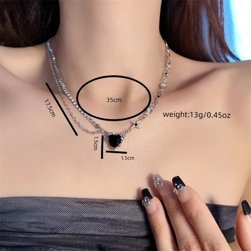 Necklace Chrome Women's Cute Personalized Luxury Classic Necklace For Wedding Party Valentine's Day