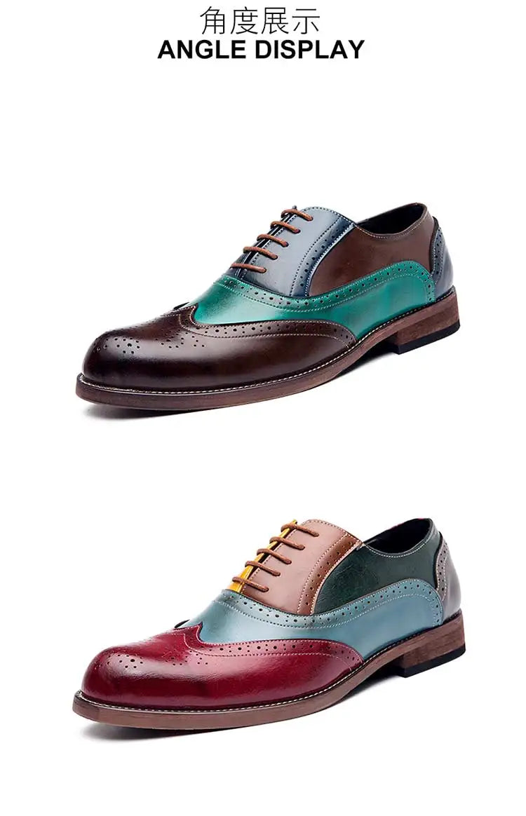 High Quality Business Formal Leather Shoes Mens Casual Dress Shoes Classic Italian Formal Oxford Elegant Shoes Men Office Shoes