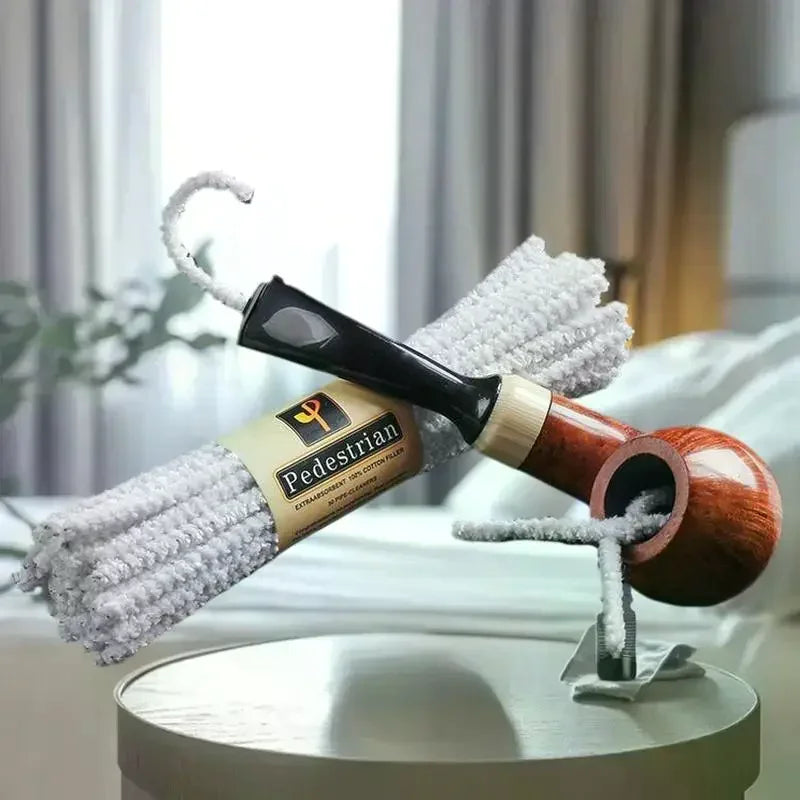 Smoking Essentials: 100pcs Wooden Pipe Cleaning Tools for Tobacco Pipes