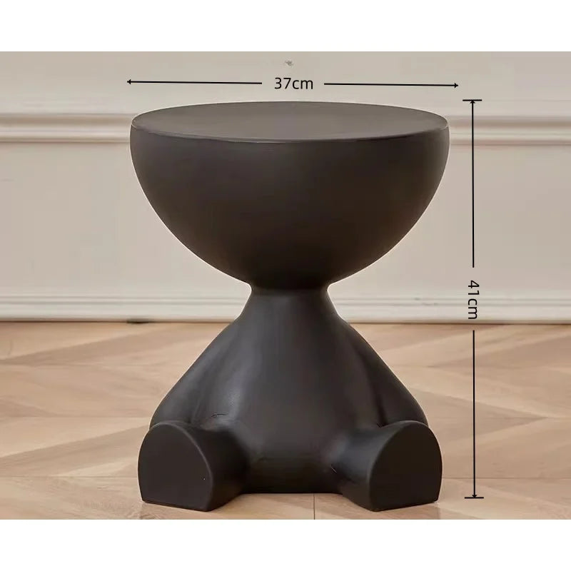 Creative Light Luxury Cartoon Sofa Edge Table Creative Flat Head Coffee Table Small Household Coffee Table Furniture Side Table