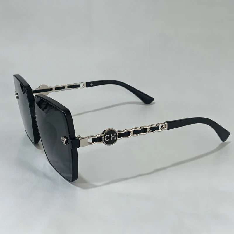 Fashion New Shades Sunglasses for Women Polarized Large Frame Square Retro Sun Glasses Gradient Ladies Sunglass for Men UV400