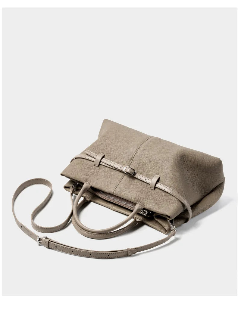 Women's Bags 2025 Genuine Leather Large Capacity Office Commuting Designer Inspired Tote Shoulder Bag Luxury Handbags for Women