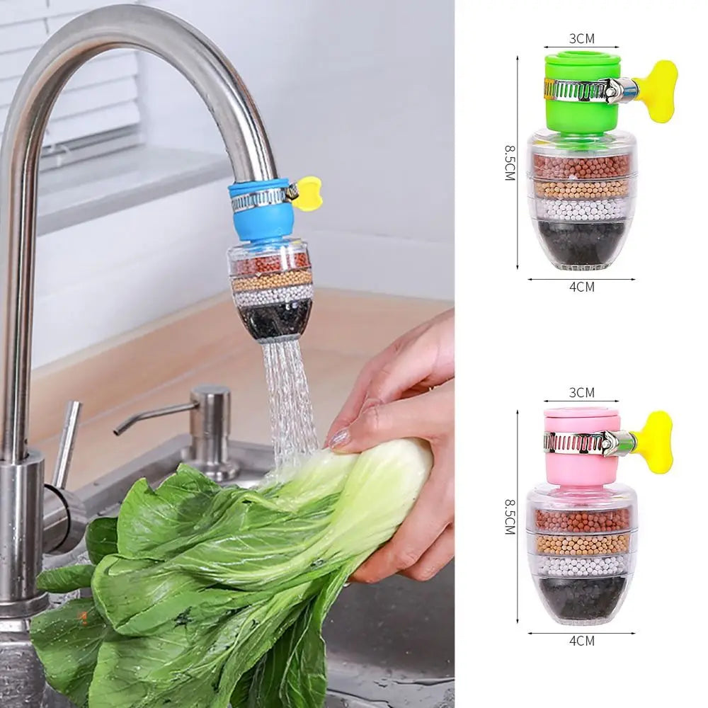 6-layer Filtration Faucet Filter Water Purifier Water Saving Faucet Sprayer Splash Proof Tap Head Attachment Healthier Life
