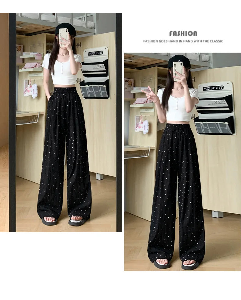 Pants for Women Palazos of Woman Casual Pants Baggy Woman Fashion Baggy Clothes Korean Fashion Korea Dongdaemun Wide Leg Pants