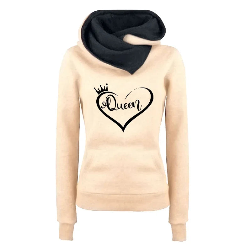Fashion Women's Tracksuit Autumn Winter Quality Hoodies Casual Print Single Sport Pants Comfort Outdoors Daily Jogging Gym Woman