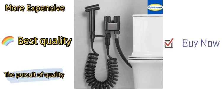 Bidet Spray Set Water Jet High Pressure Handheld Bidet Sprayer Toilet Cleaning Hygienic Shower for Bathroom Accessories