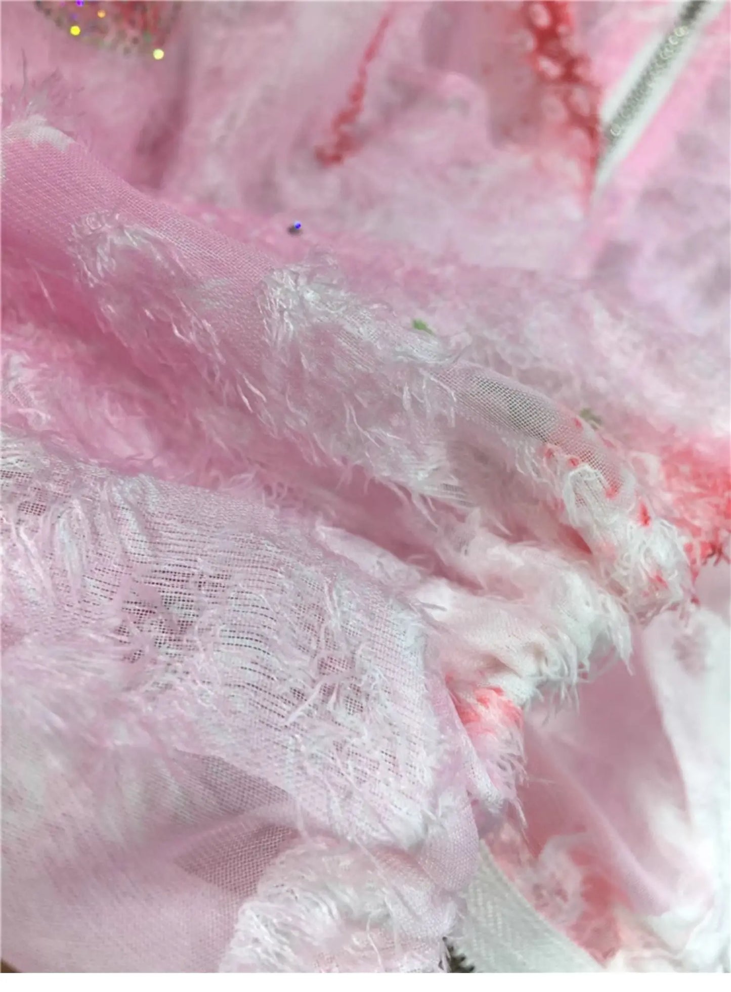 Women Hot Drilling Diamonds Beaded Sunscreen Hoodies Shirts Coat Strawberry Butterfly Lace Spliced Blouses Zipper Cardigan Tops