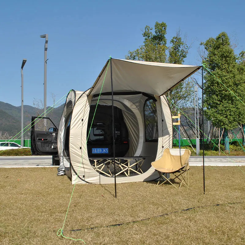 Car Rear Automatic Tent, Car Tailgate Tent,Pop Up Car Rear Tent, SUV Tents Car Tents for Campers Multipurpose Truck Tent