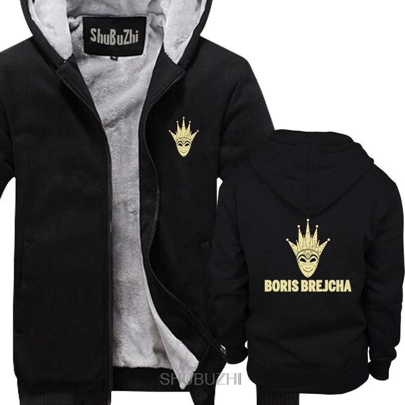 DJ BORIS BREJCHA men thick hoodies High-Tech Minimal Techno Music Unisex & Kids A37 Cartoon male hoody men New Fashion sbz6487