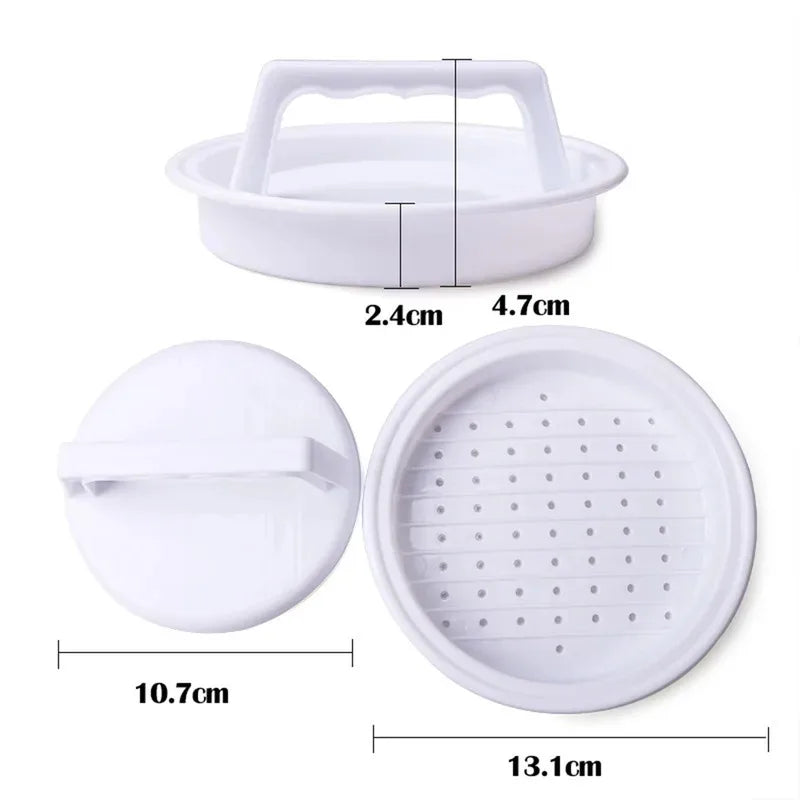 Stuffed Hamburger Press Plastic Hamburger Press Meat Grill Party Churrasco Hamburger Maker Patty Mold