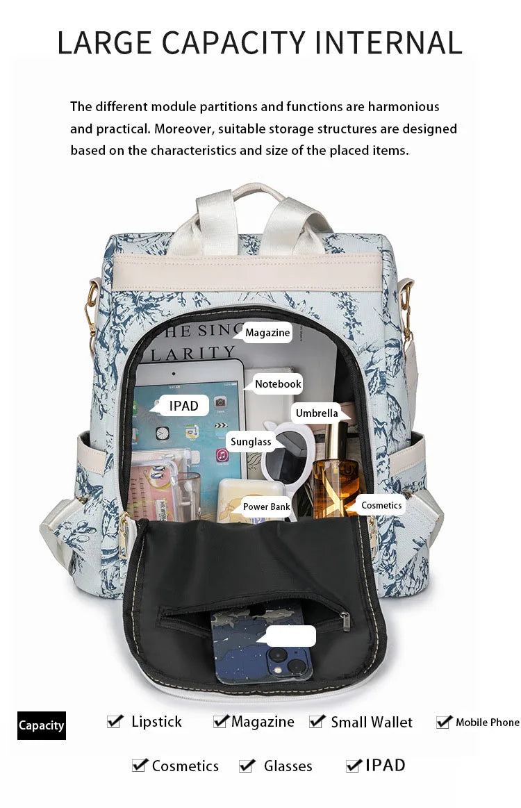 Fashionable Women's Bags, Trendy Backpacks, Large-Capacity Simple Handbags, Retro-Style Casual Bags, High-End Shoulder and Crossbody Bags, Student School Bags, Multi-Purpose Storage Bags