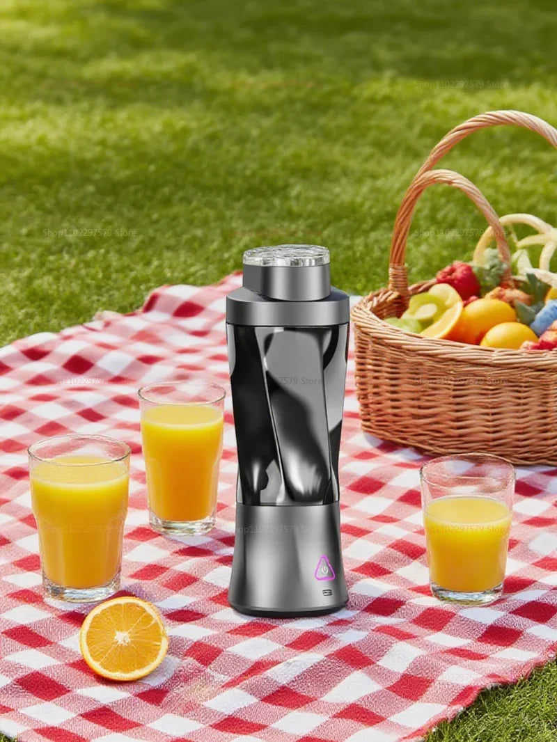 2025 Portable Mini Blender Personal Smoothie Maker For Milkshakes Juices And Shakes Compact Multi-Functional Black Juicer
