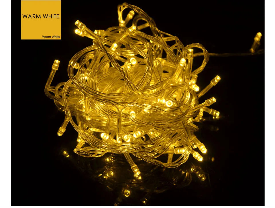 LED Strip 10M 100LEDs Christmas Lights Led Strip Lights Festoon Fairy Lights Garden Light Party Holiday Christmas Decoration