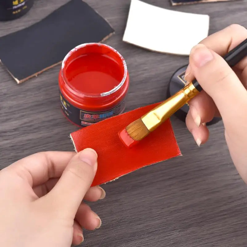 Vegetable Tanned Leather Pigment 50g/Bottle Coloring DIY Leather Crafts Dye Graffiti Used For Vegetable Tanning Material