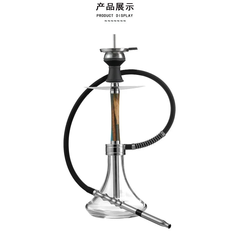 Arabian Shisha 8-hole Outlet Aluminum Alloy Hookah Set Smoking Set
