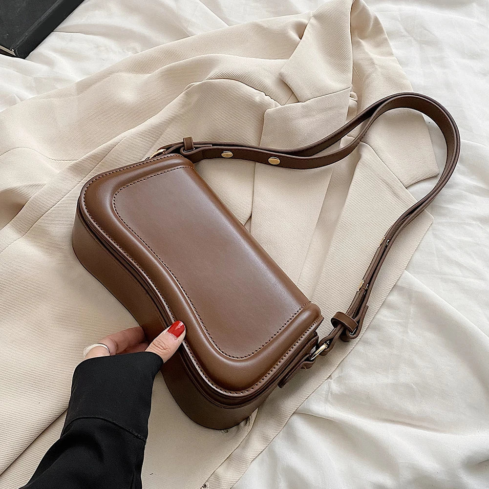 New Fashion Armpit Bags for Women Trendy Underarm Bag Soft Leather PU Purses and Handbags Designer Shoulder Bag Small Hand Bag