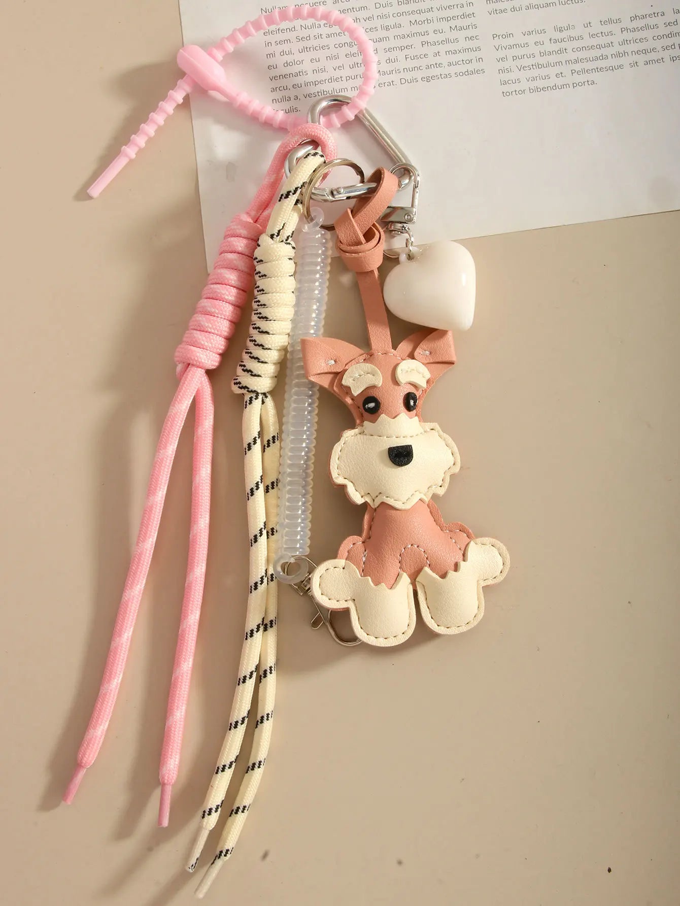 Ladies' Bag  Pendants Cartoon Puppy Cute Versatile Kawaii Sweet Bag Charms Fashionable Versatile High Quality Keychains For Girl