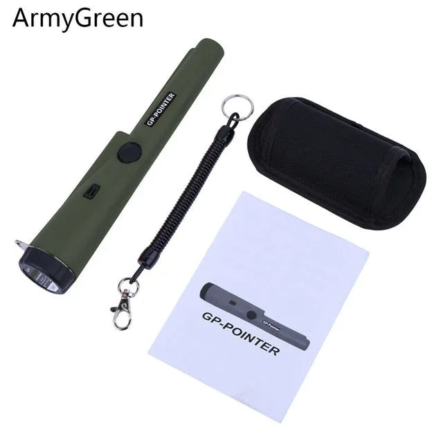Metal Detector Professional Waterproof Handheld  Handheld  360° Scanning Unearthing Treasure Finder with High Sensitivity