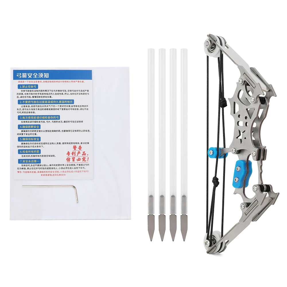 Archery Compound Bow 10lbs/12lbs/16lbs/15-32lbs High-Elastic Steel Limbs Suitable Beginners Target Shooting Outdoor Practice