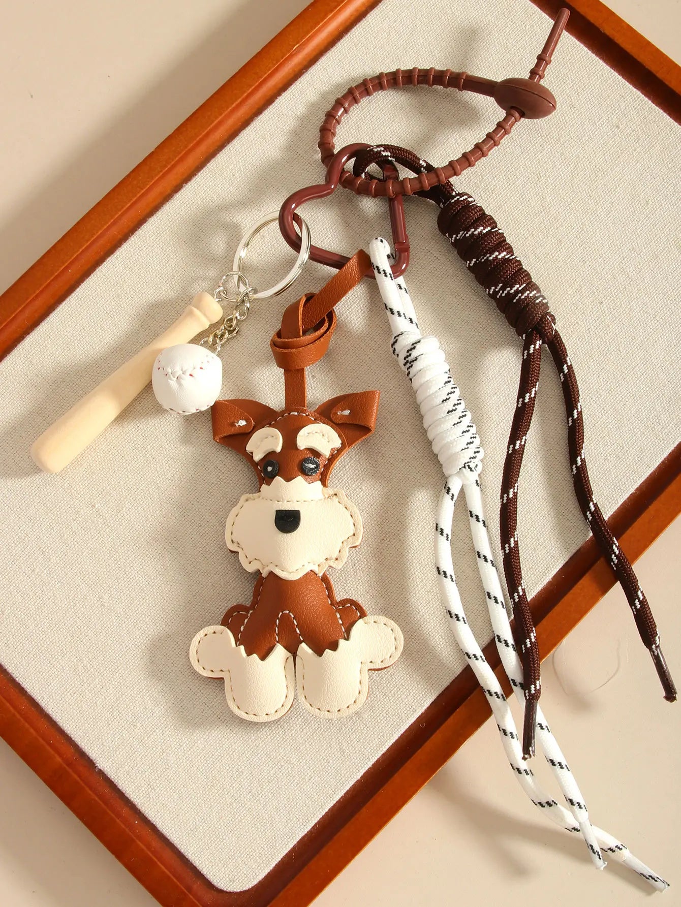 Ladies' Bag  Pendants Cartoon Puppy Cute Versatile Kawaii Sweet Bag Charms Fashionable Versatile High Quality Keychains For Girl
