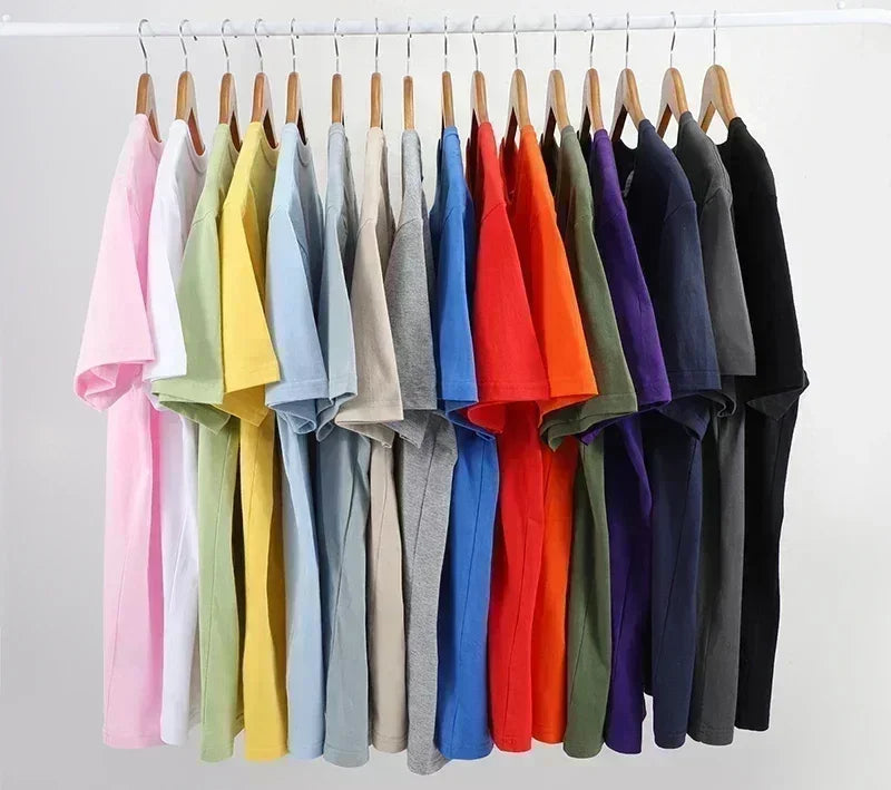 Focus Letter Minimalist Style 100% Cotton T-Shirt, Lightweight Round Neck Short Sleeve Tee, Perfect for Men & Women