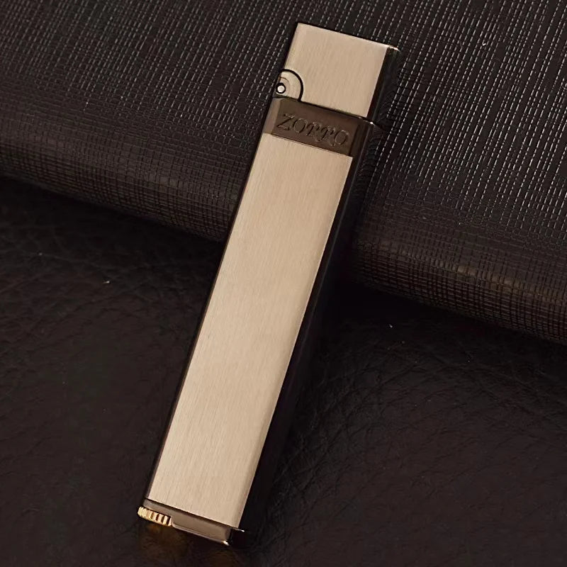ZORRO High-end Kerosene Lighter Mini Metal Cigarette Lighter Windproof Lighter Portable Open Flame Lighter Gifts for Boyfriend
