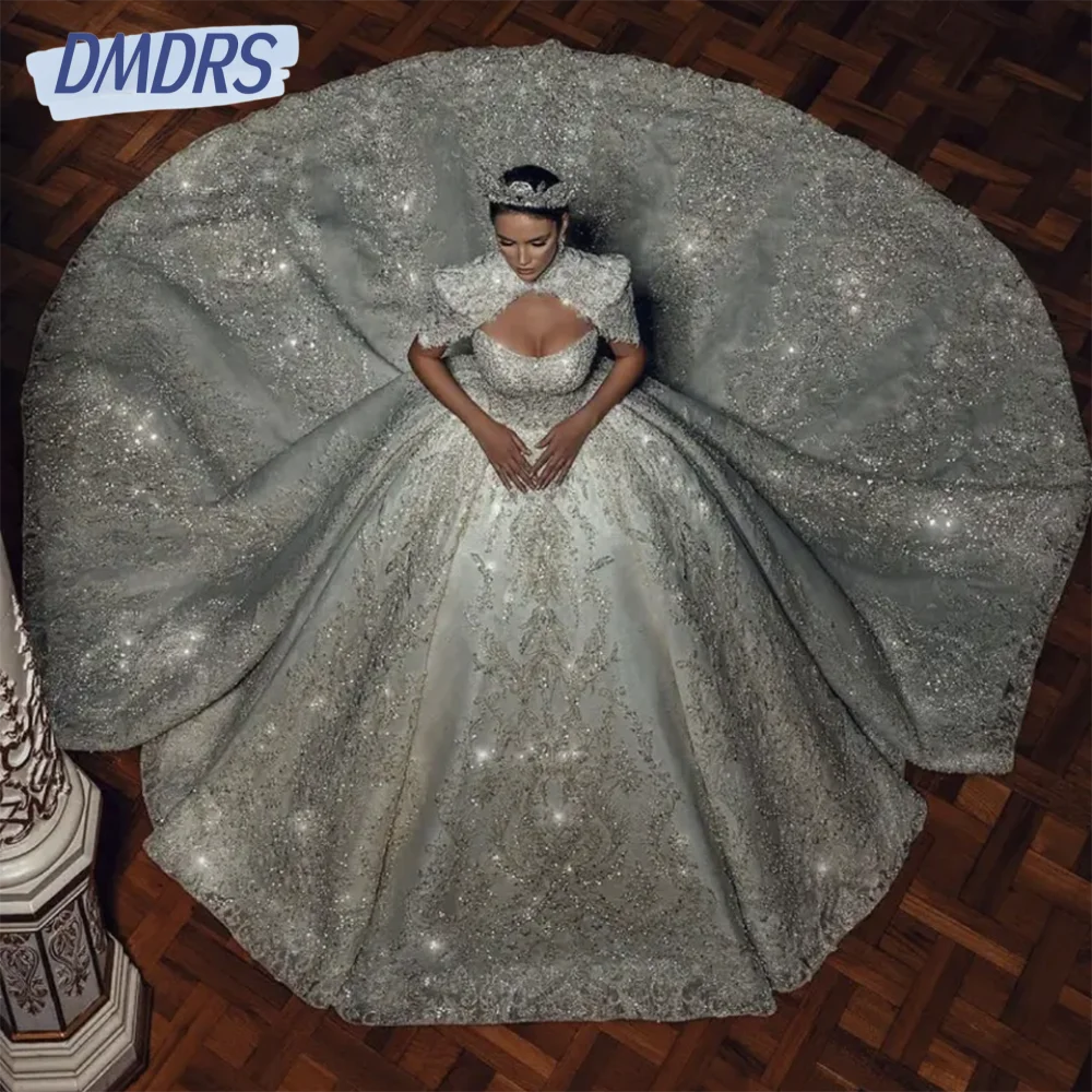 Luxury 2026 Wedding Dresses Two Pieces Ball Gown Dress For Bride Vintage Crystals Bridal Gown Vestido De Novia Customized