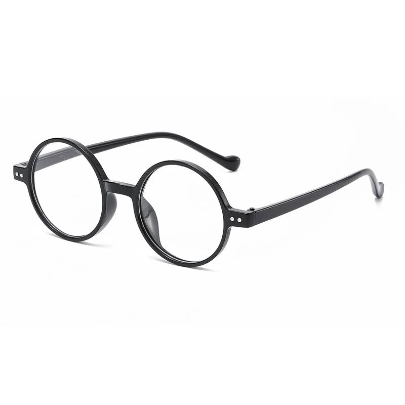 Trendy Round Small-Frame Reading Glasses for Men and Women, Middle-Aged and Elderly People, for Reading Books and Newspapers