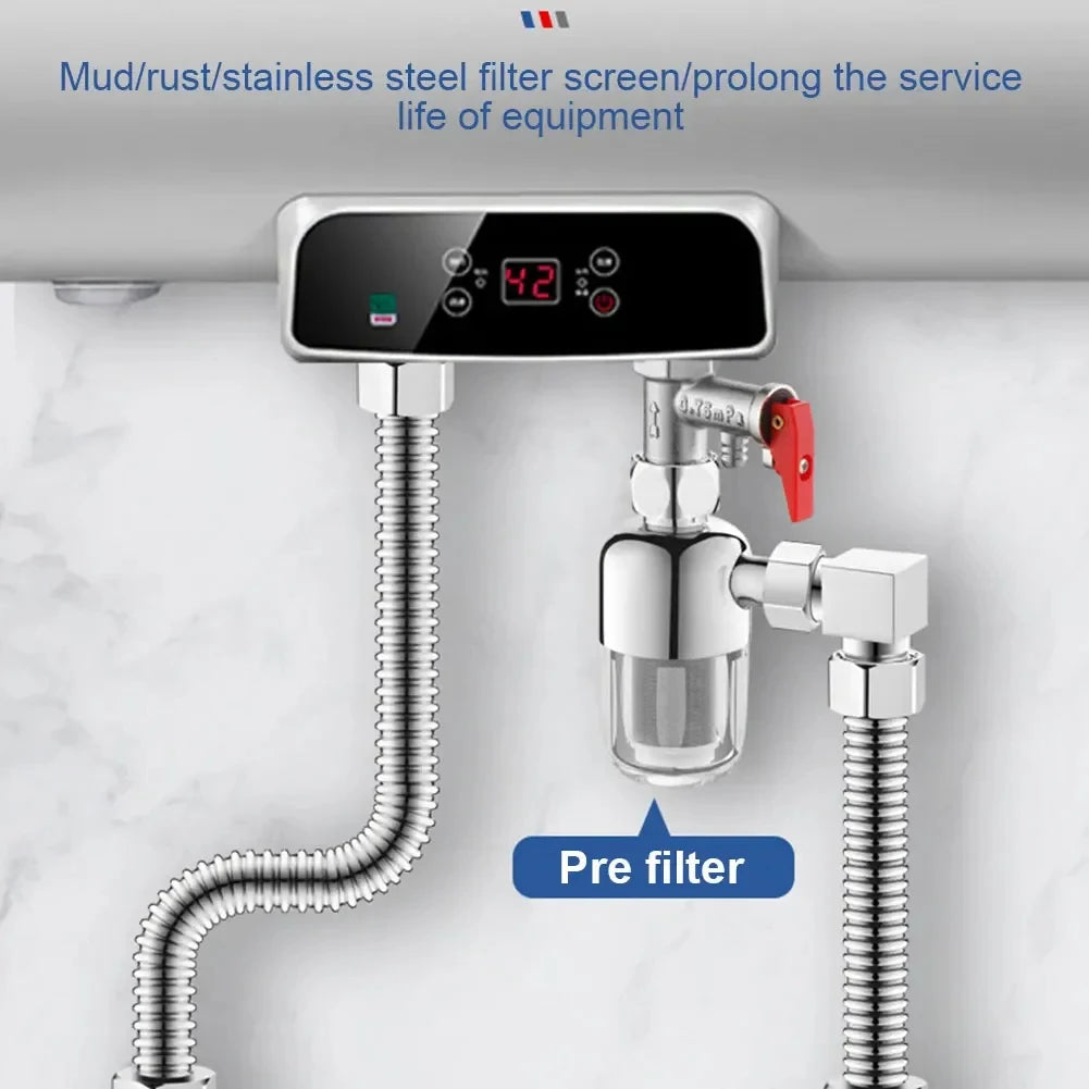 316 Stainless Steel Filter Front Filter Household Inlet Tap Water Shower Anti-Scale Purifier Filter Drinking Water