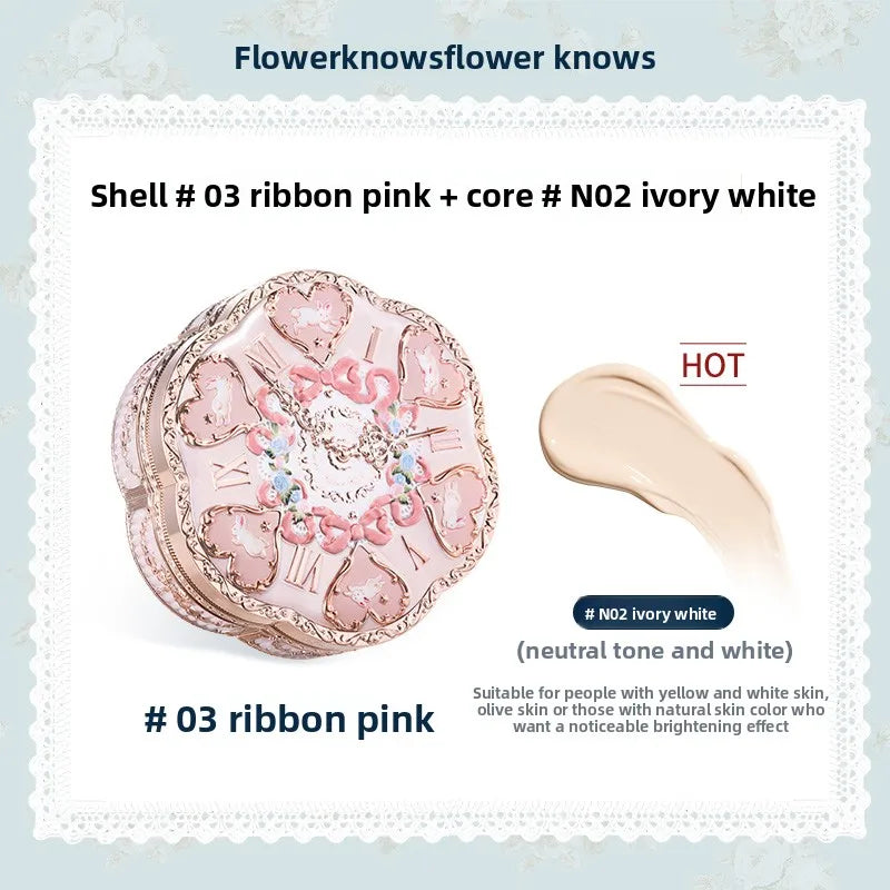 [New Product] Bonnie Garden Flower Knows Air Cushion Powder Delicate Skin Concealer Makeup
