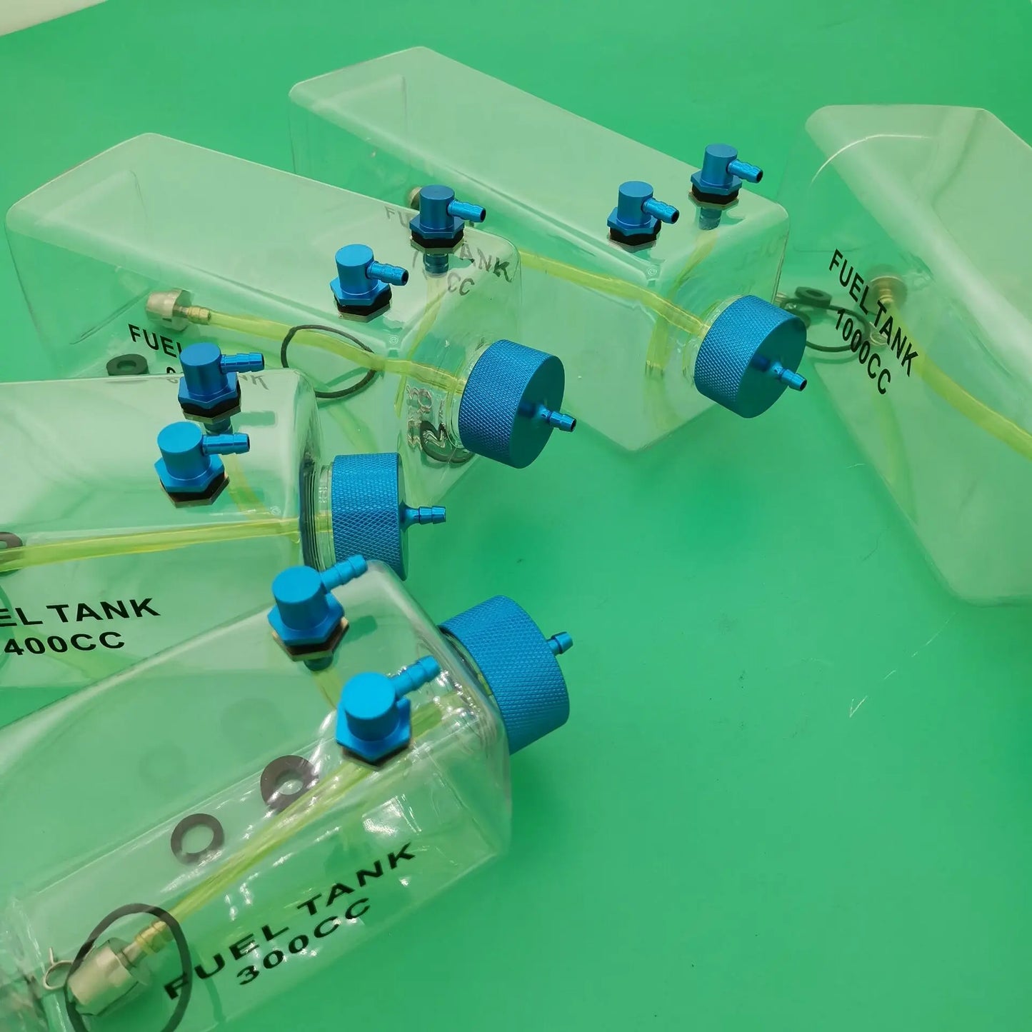 RC Plane Fuel Tank Transparent Plastic 300ML 400ML 500ML 750ML 1000ML 1600ML For Gas oil turbine jet or gasoline Airplane Model