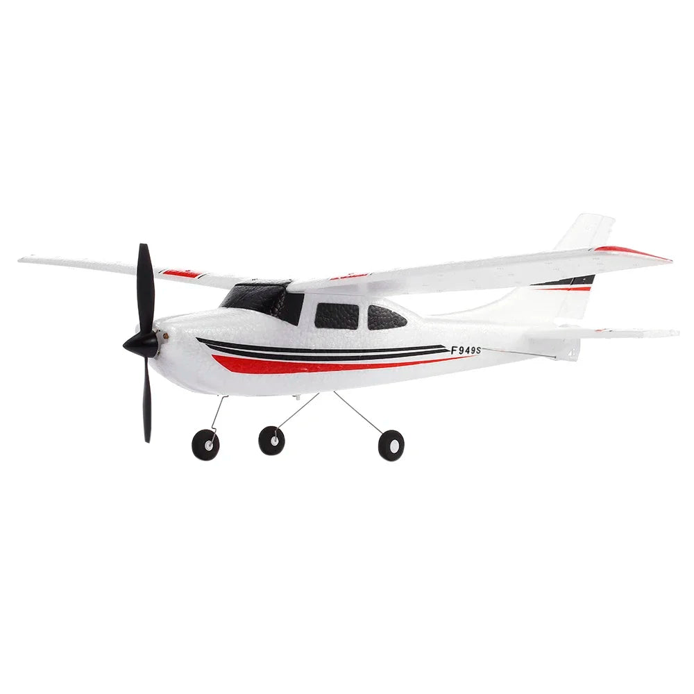 WLtoys 2.4G F949 RC Airplane Cessna 182 3D6G 3Ch Fixed Wing Plane Outdoor Drone RTF With Gyroscope RC Toy Gift for Adults