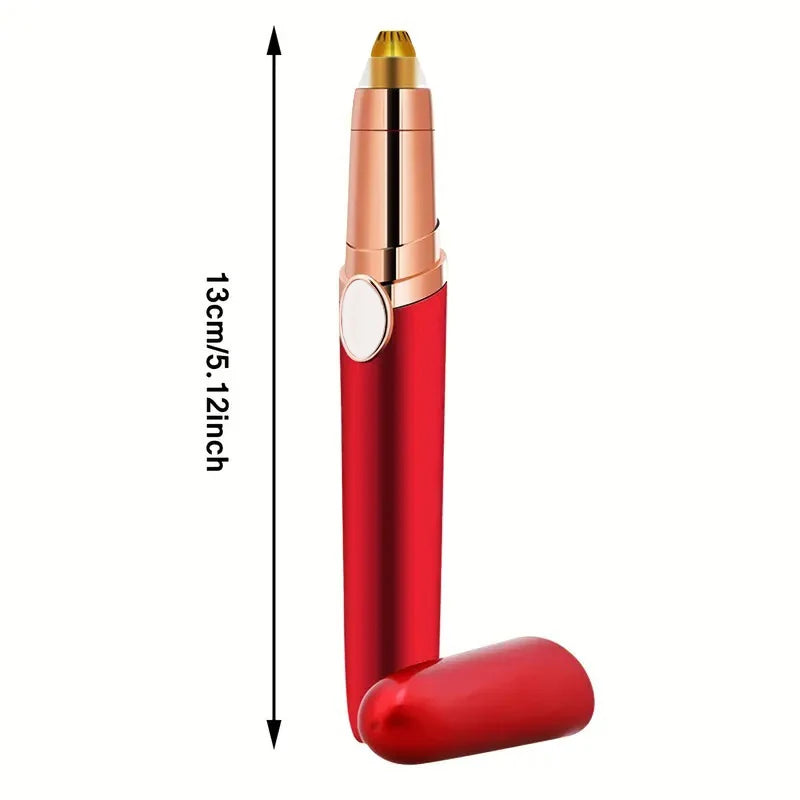Mini electric eyebrow trimmer, USB charging women's facial shaving and hair removal device, portable eyebrow trimmer pen
