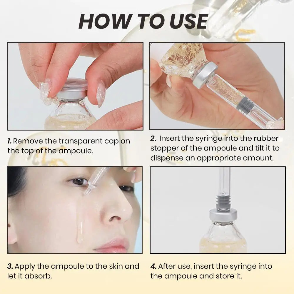 Korean Peptide Silk Collagen Face Serum Deep Intensive Revitalizing Essence Cream Peptide Firming Face Women Hydrating Care 30ml
