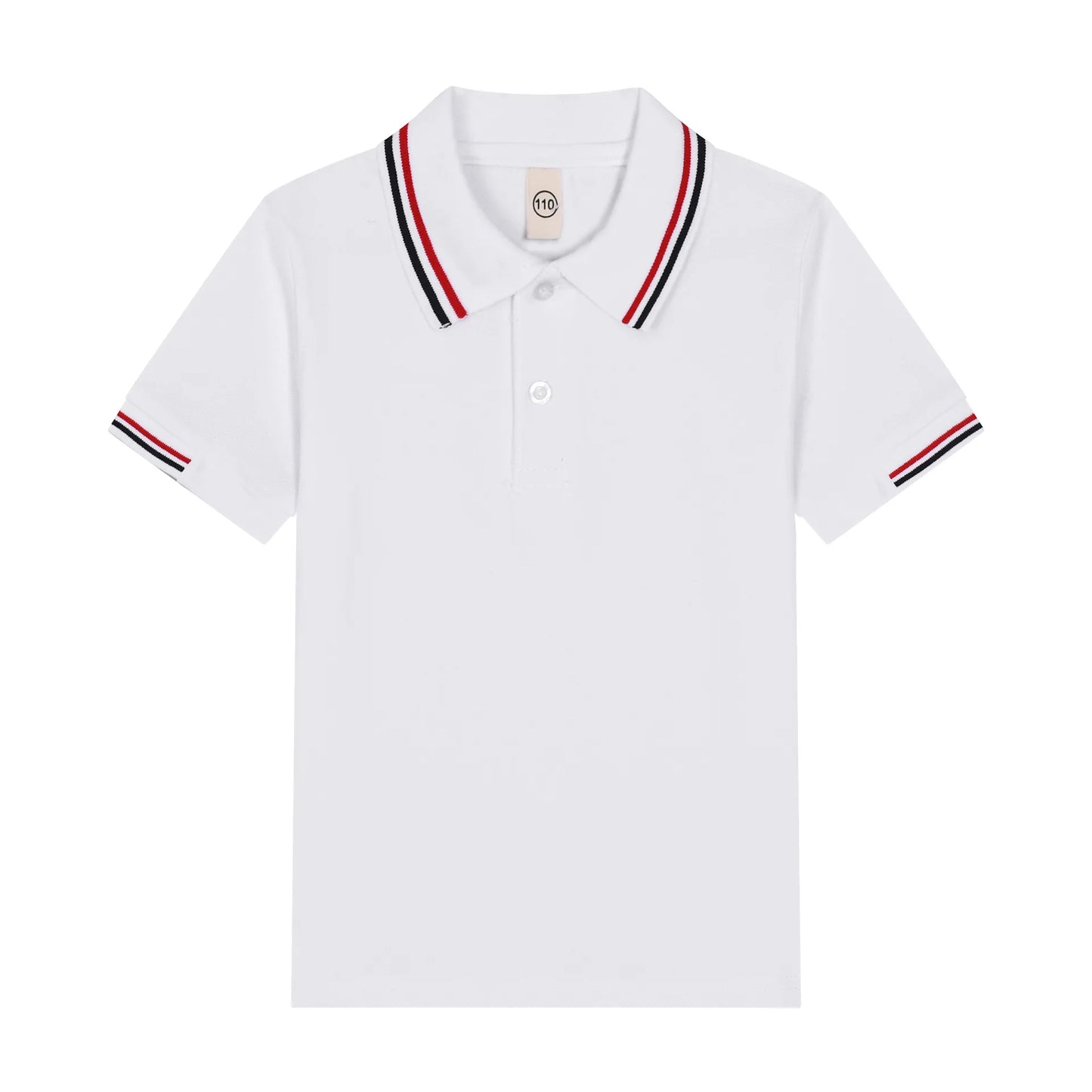 Kids T Shirt Baby Boy Toddler Polo Shirts for Children's Clothing Boys Clothes Cute Korean Polos Striped White Blue Summer Tops