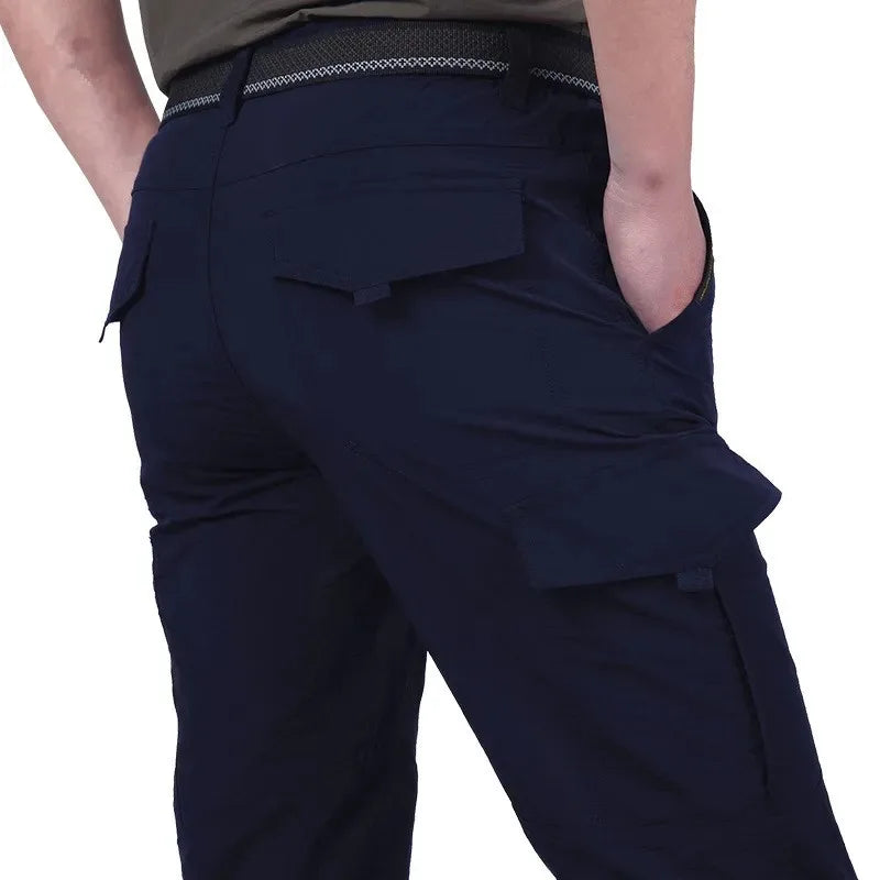 Men's Casual Fashion Trend Casual Pants Urban City Commuter Pants Military Tactical Multi-Pocket Sports Workwear Pants