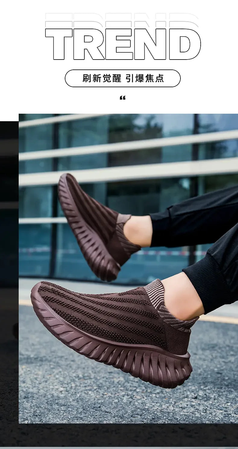 Men's One Foot Walking Shoes Anti Slip Running Shoes, Breathable Thick Soled Shoe Lightweight Fitness Casual Sneakers for Women