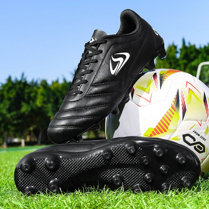 New Men Football Boots Outdoor Soccer Shoes TF FG Grass Cleats Comfortable Training Shoes Match Futsal Breathable Sport Indoor