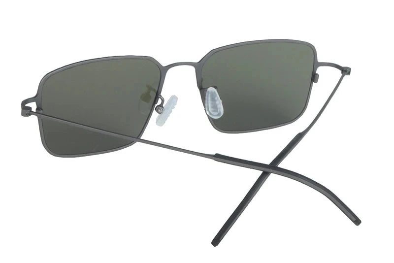 Polarized Sunglasses Square Sun Glasses Handmade Fashion Men Women 12g Ultralight Eyeglasses UV400 Protection Outdoor Spectacle