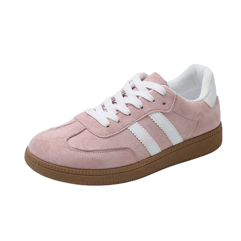 Women Tennis Sneakers Flats Ladies Fashion Mixed Colors Lace-up Vulcanized Shoes Spring Autumn Woman Outdoor Trainers Footwear