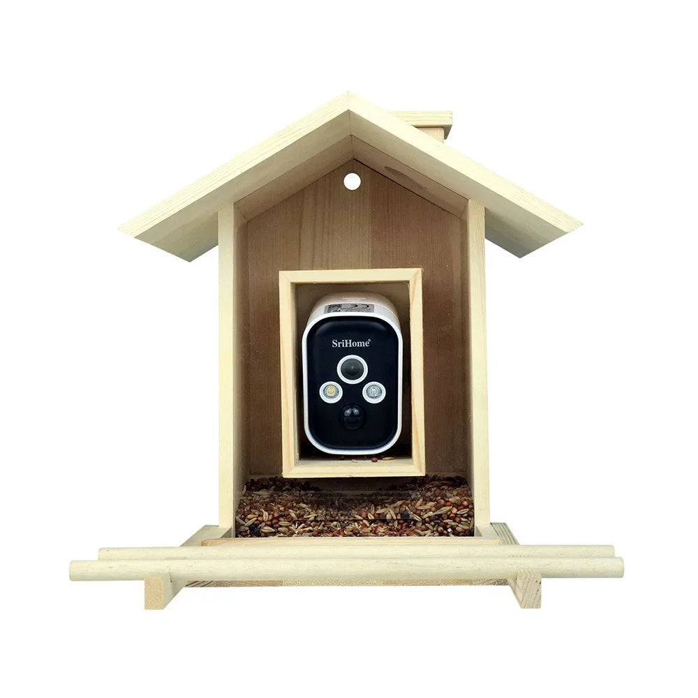 4 Million HD Camera Multifunctional Low-power Waterproof Bird Feeder With Camera