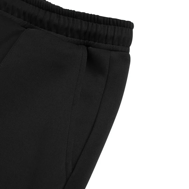 New Men's Luxury Jogging Pants Men's Plus Size Men's Straight Leg Color Blocked Casual Pants Loose and Versatile Elastic Pants