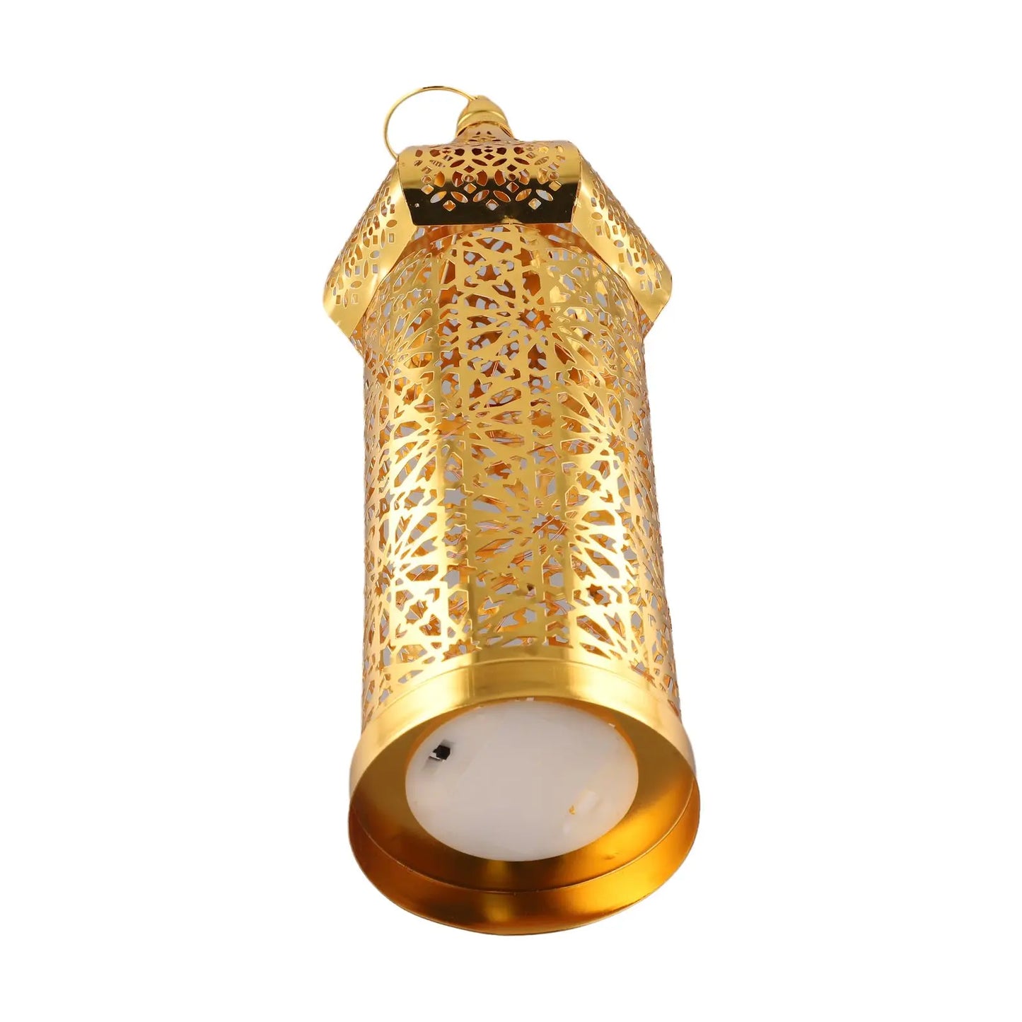 Home Décor Iron Ornaments Golden Hollow Light Ornaments Moroccan Ramadan Ron Lanter Table Decoration Widely Used Home Decoration