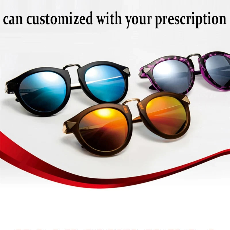 Polarized Optical Sunglasses Lenses 1.56 1.61 1.67 Mirror Prescription Myopia Aspheric UV400 Driving Sun Glasses colorful Lens