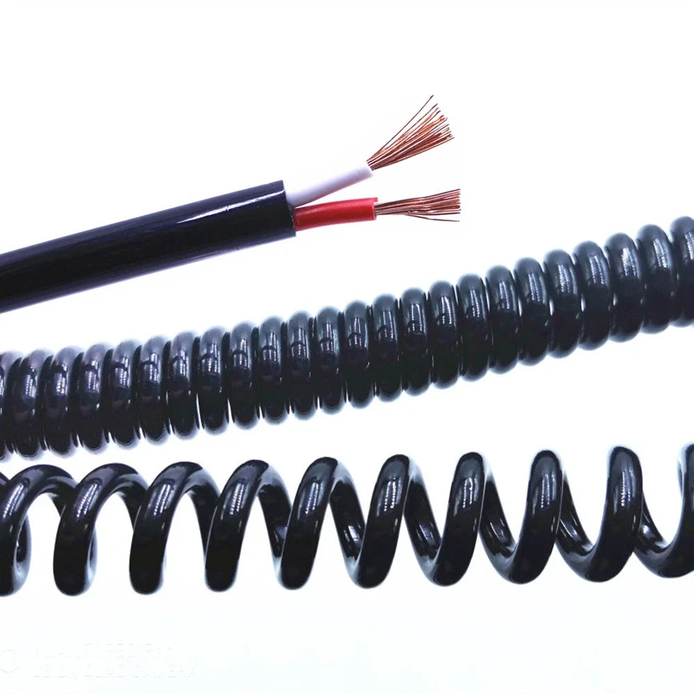 2 cores 3 4 5 6 8 9 10 12 14 cores Spring spiral cable 0.2mm 0.3mm 0.5mm 1.0mm 2.0mm can stretch the wire shrink cable