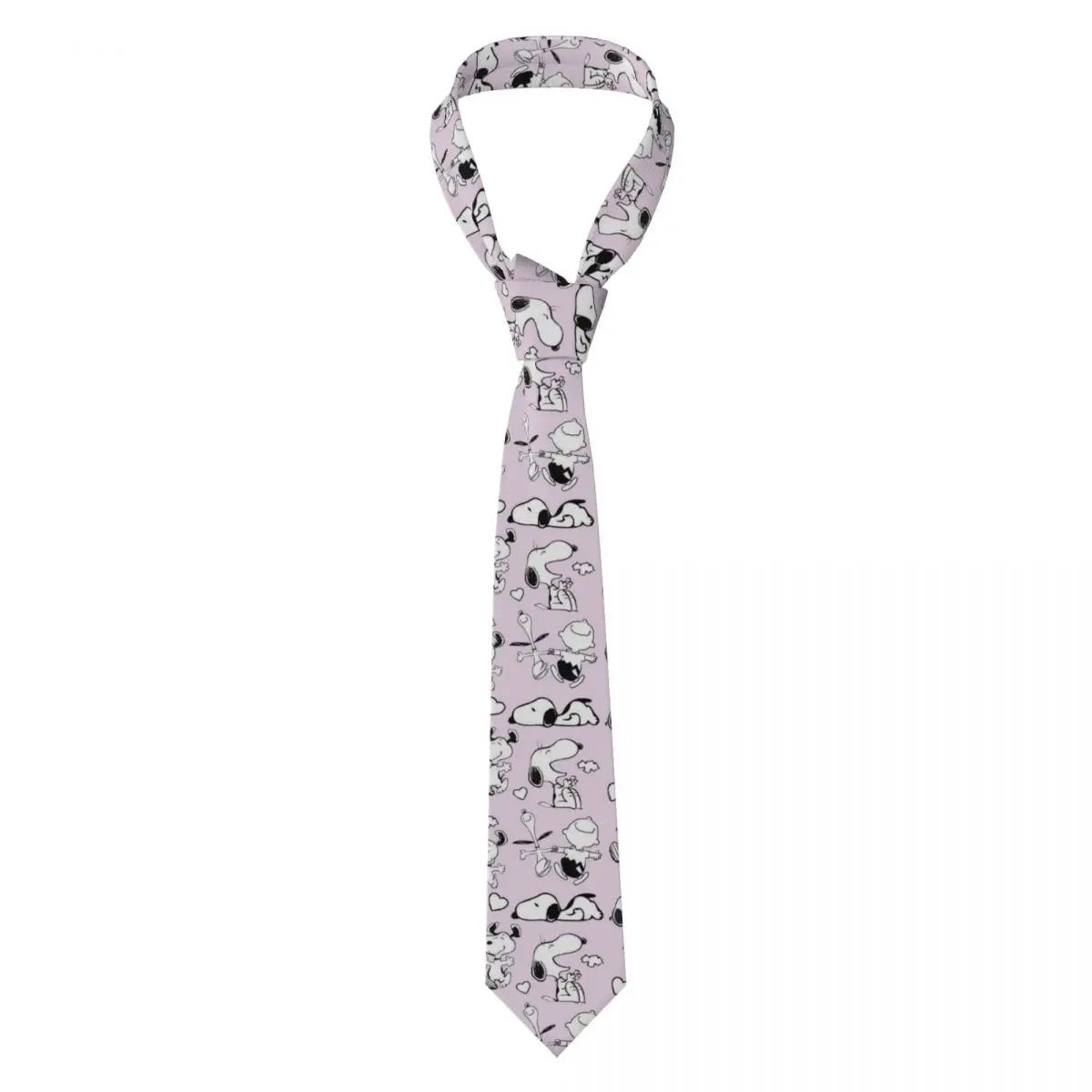 Personalized Fashion S-Snoopys Neckties Men Silk Cartoon Office Neck Tie
