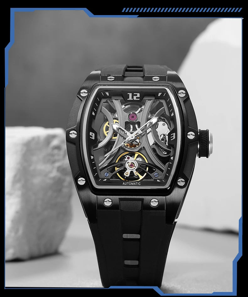 MEGIR Men Mechanical Watch Top Brand Luxury Automatic Watch Business Waterproof Luminous Watch for Men