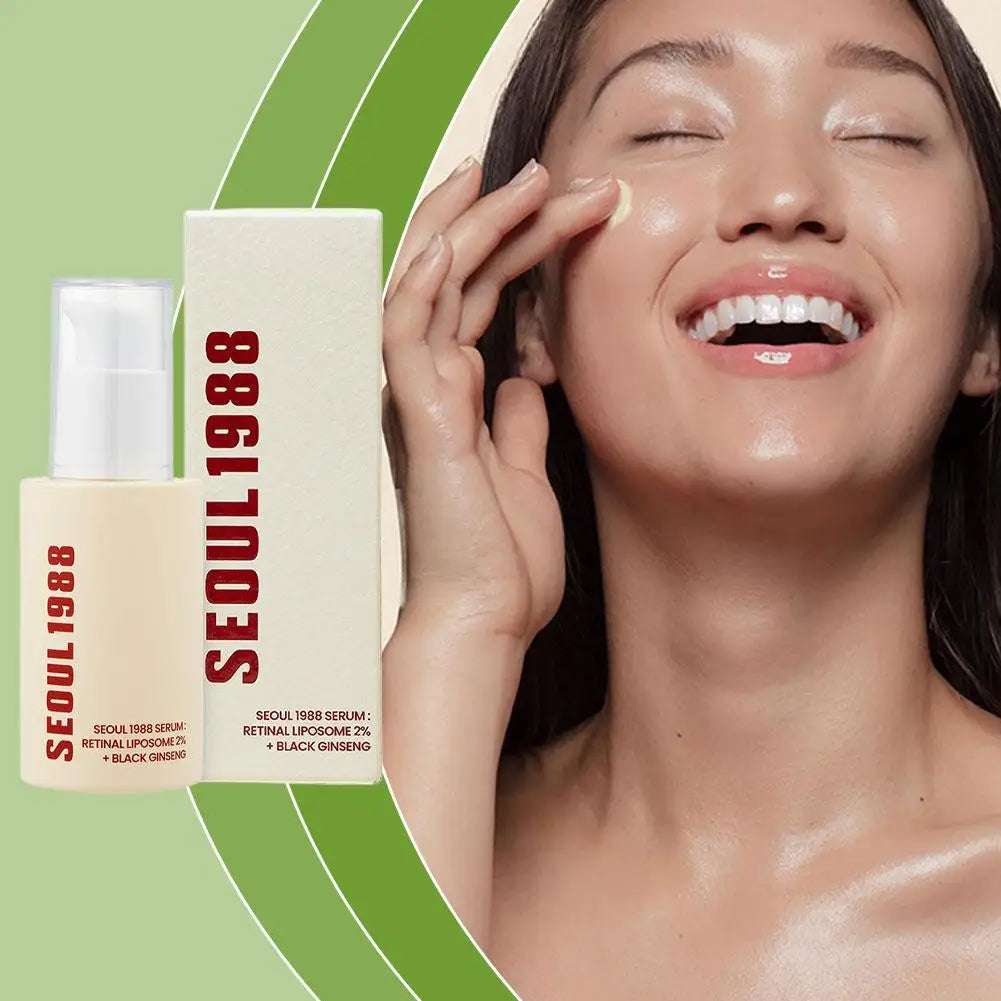 Seoul 1988 Moisturizing Eye Cream Niacinamide Retinoic Acid Ginseng Essence Firm Cream Lighten Fine Lines Deep Care Essence Set