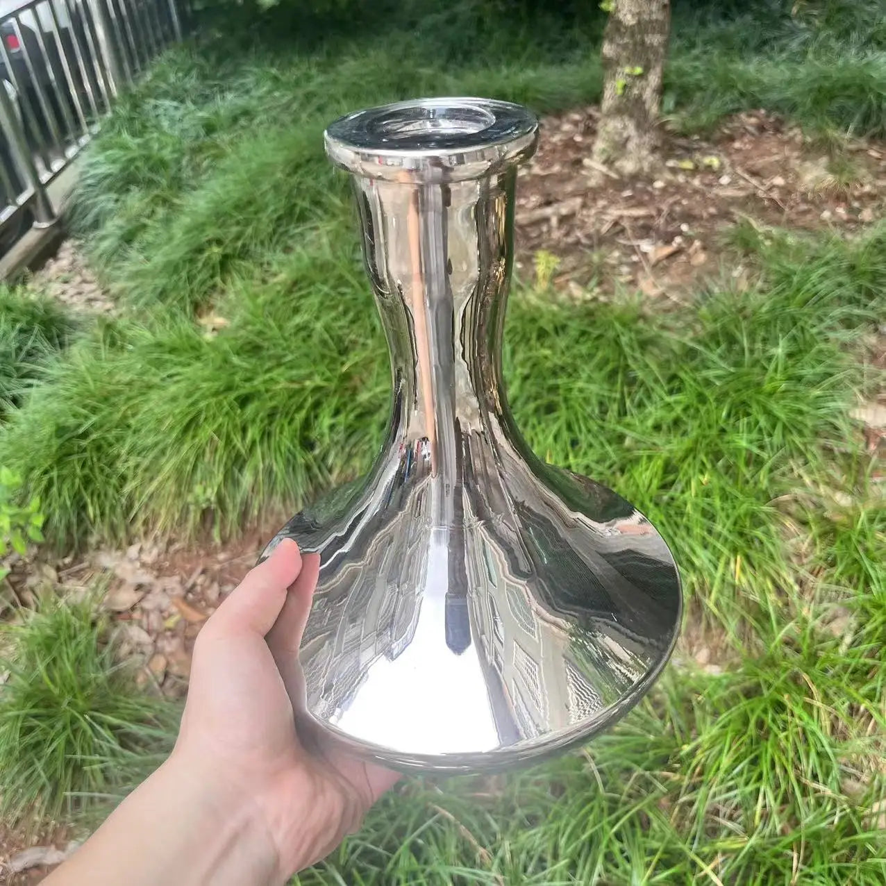 Big Size 26/20cm Hookah Base Glass Bottle Shisha Bottle Flask For Model Nargile Sheesha Narguile Chicha Cachimbas